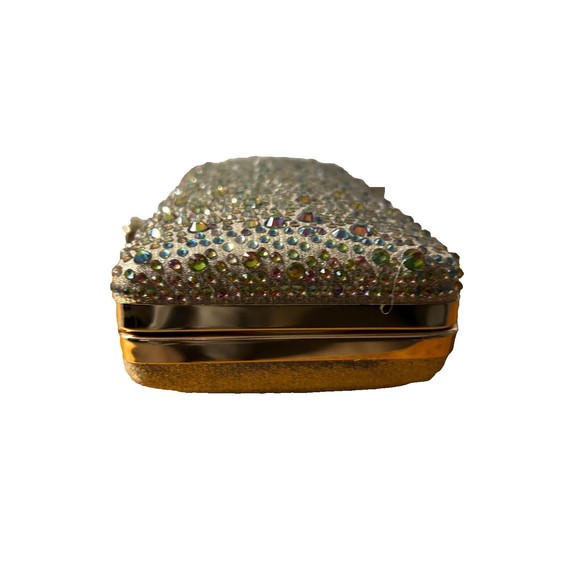 *Sold Out*Women Handbag Clutch Purse Wedding Party Rhinestone Glitter Crystal - Picture 4 of 5